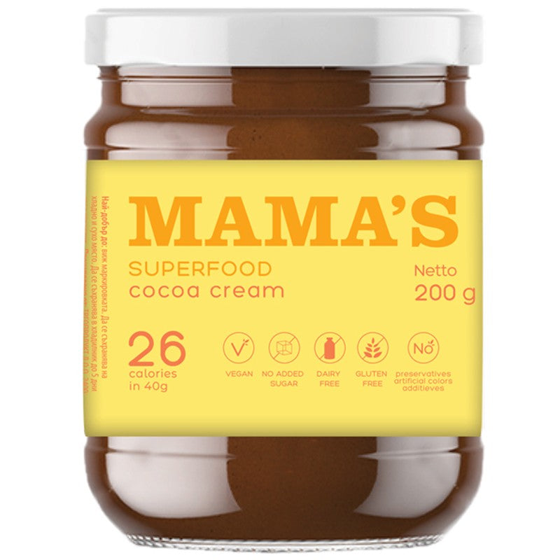 Крем с Тиква и Какао Mama's без Добавена Захар и Глутен Веган