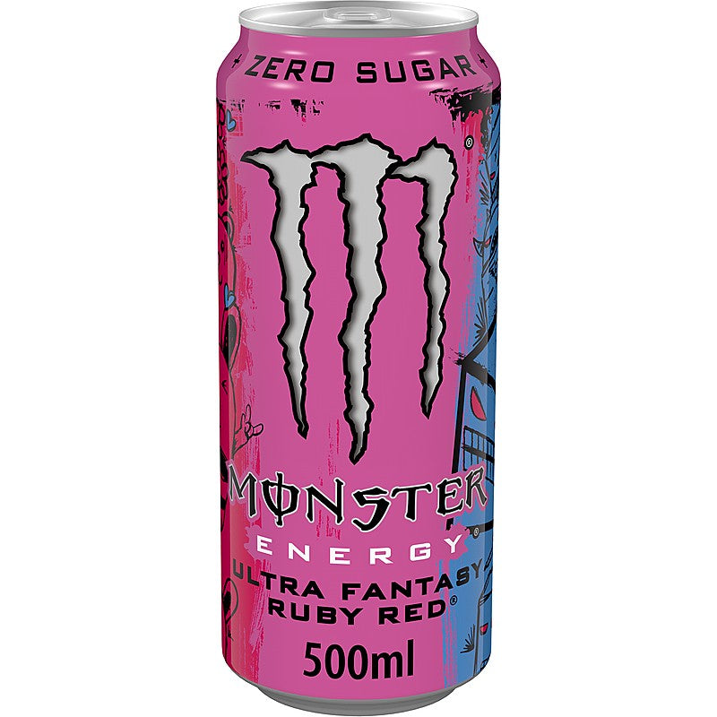 Енергийна Напитка Monster Ultra Fantasy Ruby Red Zero Sugar без Добавена Захар