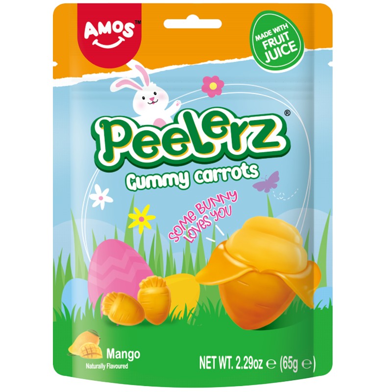 Желирани Бонбони Amos Peelers Моркови с Вкус Манго