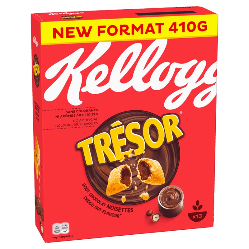 Зърнена Закуска Kellogg's Tresor Шоко Нуга