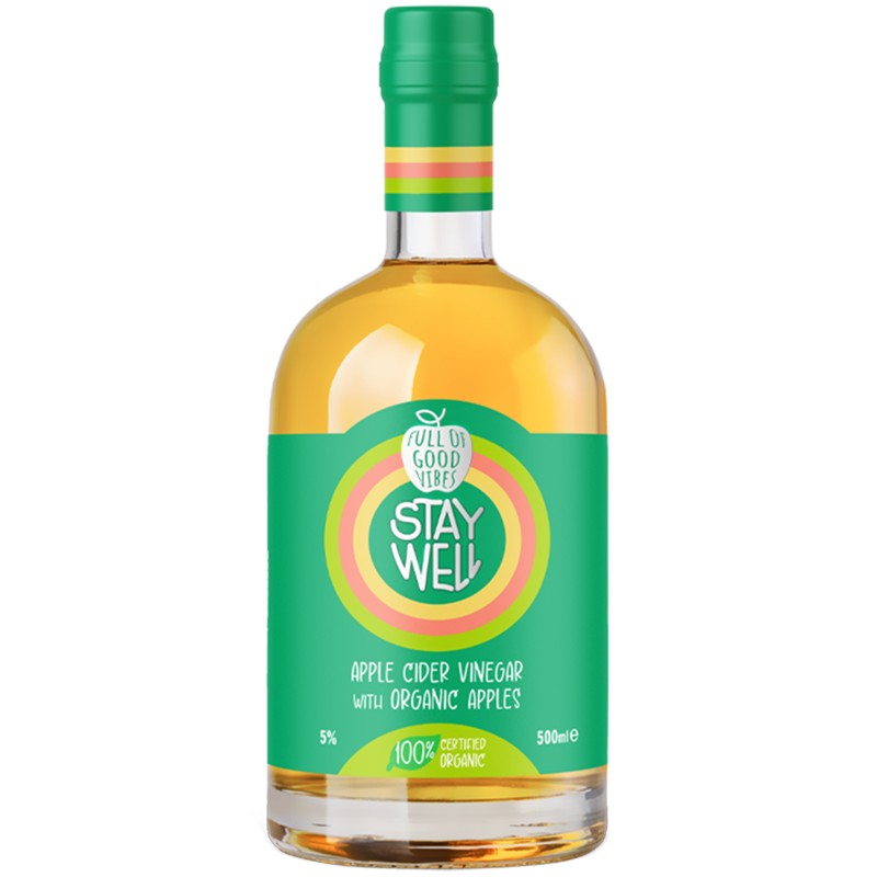 Български продуктБио Ябълков Оцет Stay Well 5%