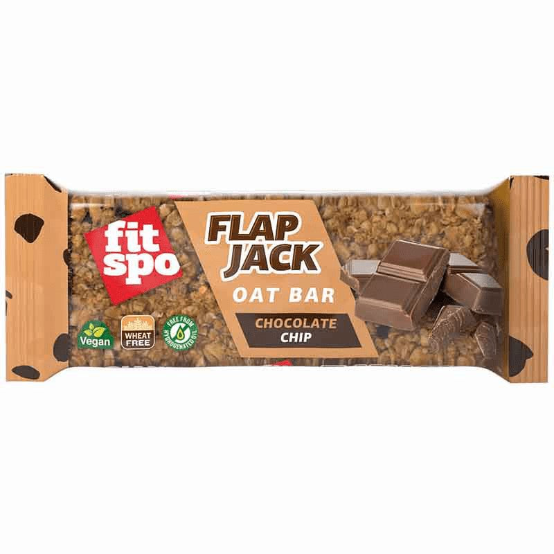 Български продуктОвесен Бар FitSpo Flap Jack Chocolate Chip