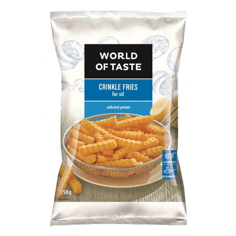 Картофи за Пържене, Къдрави World of Taste Замразени