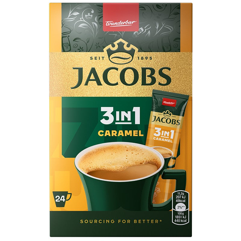 Кафе Напитка Jacobs 3в1 Caramel
