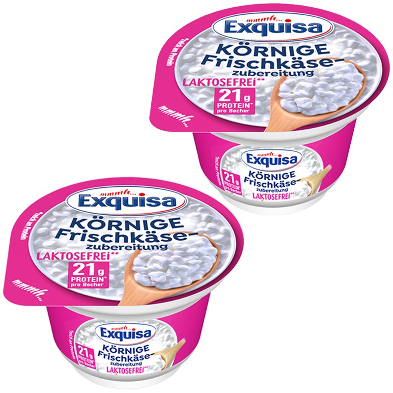 Продуктът не е наличен: Сирене Котидж Exquisa без Лактоза