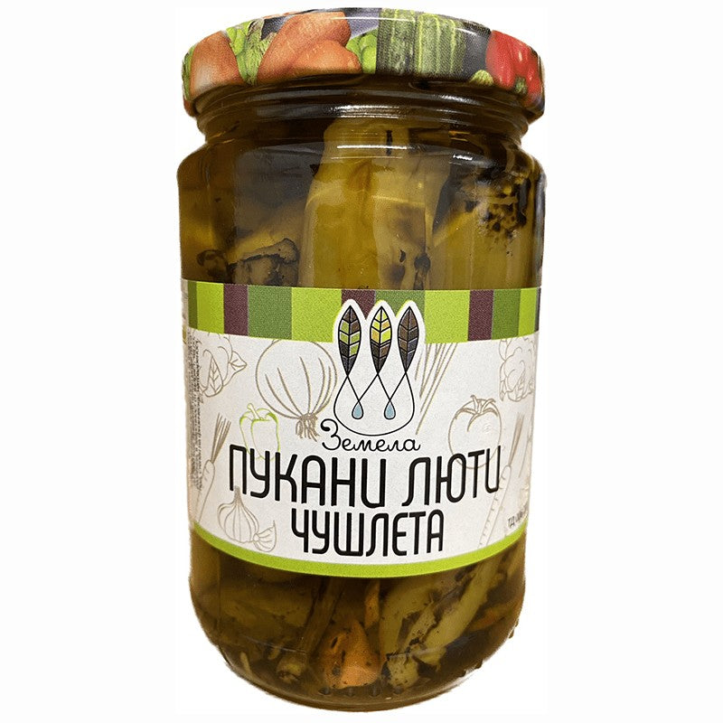 Български продуктЛюти Чушки Земела Шипка Пукани