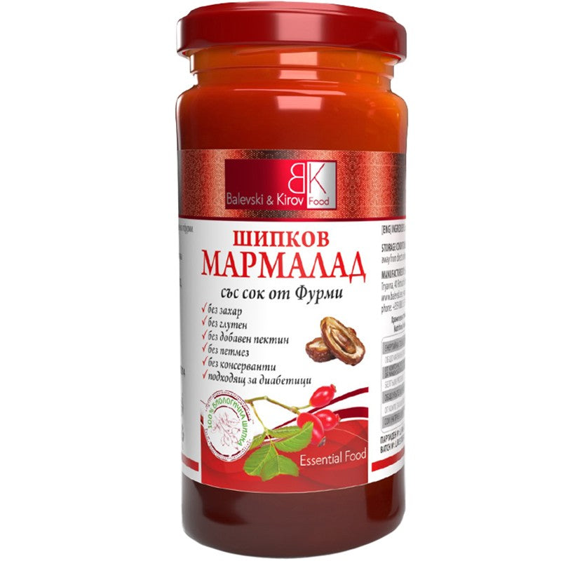 Български продуктШипков Мармалад Balevski & Kirov Food със Сок от Фурми без Добавена Захар