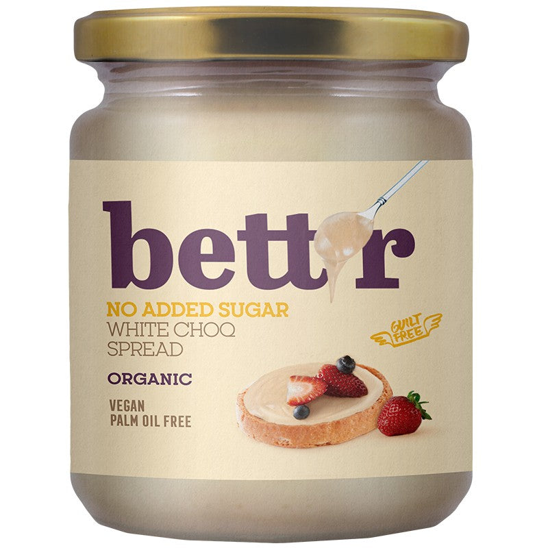 Български продуктБио Крем за Мазане Bettr Бял Шоколад и Кашу 20% Веган без Добавена Захар