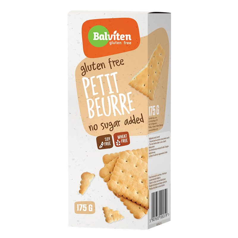 Бисквити Balviten Обикновени Petit Beurre без Добавена Захар и Глутен