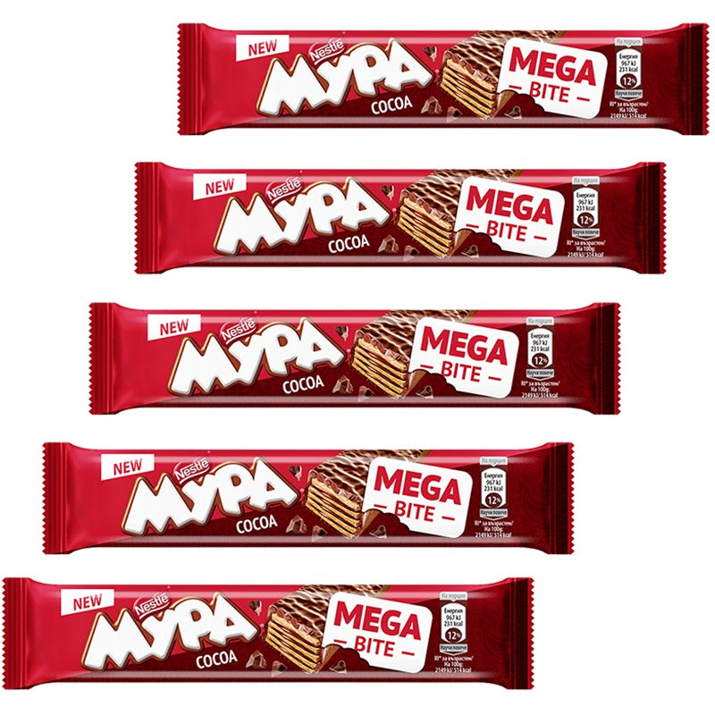 Продуктът не е наличен: Вафла Мура Mega Bite Какао