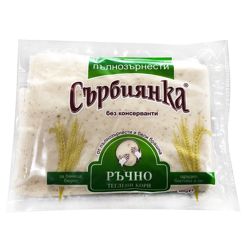 Български продуктКори за Баница Сърбиянка Ръчно Теглени Пълнозърнести