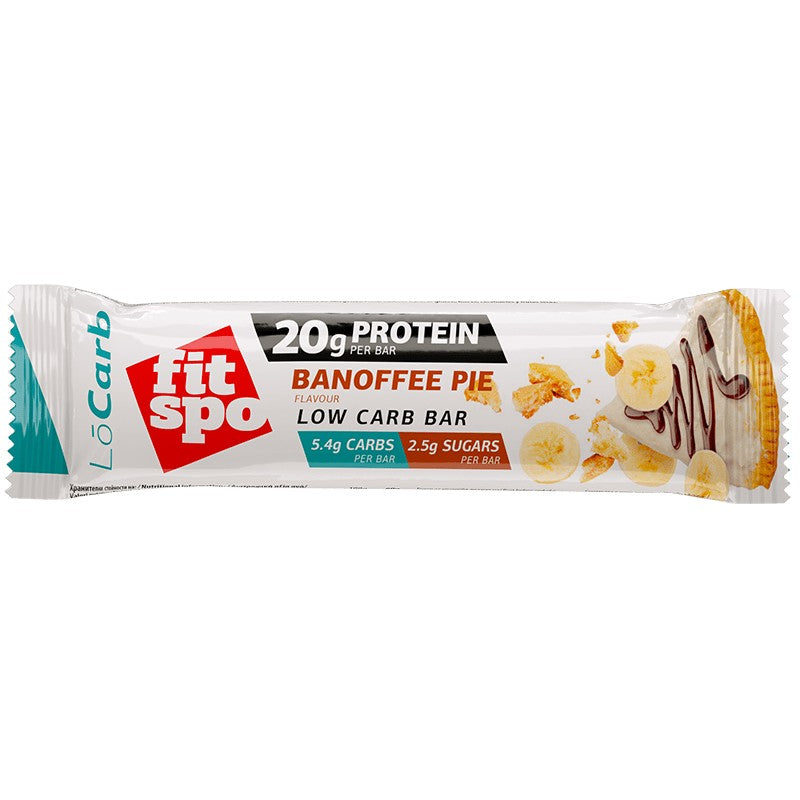 Български продуктПротеинов Бар FitSpo Lo Carb Банофи Пай