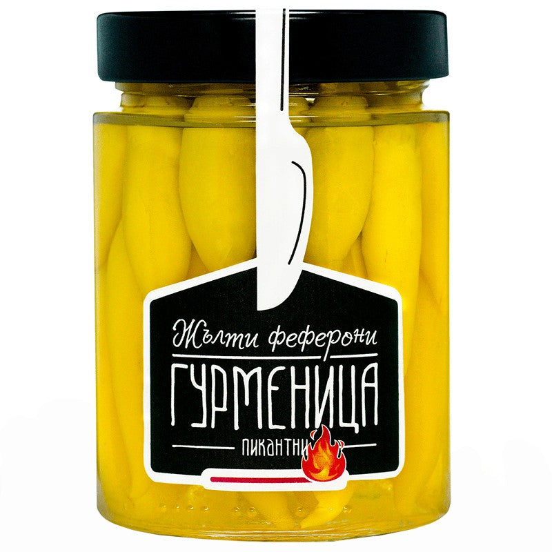 Люти Чушки Феферони Гурменица Пикантни Жълти