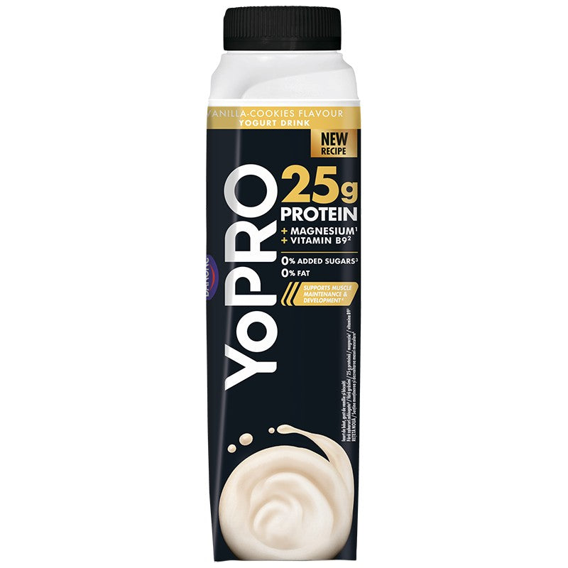 Протеинова Млечнокисела Напитка Danone YoPro Ванилия и Бисквитки