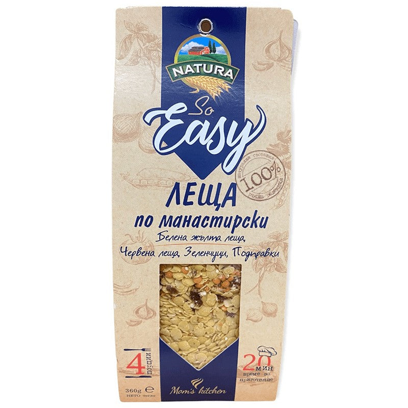 Български продуктЛеща по Манастирски Natura So Easy