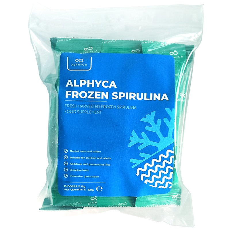 Български продуктСвежа Спирулина Alphyca Замразена 10 Дози