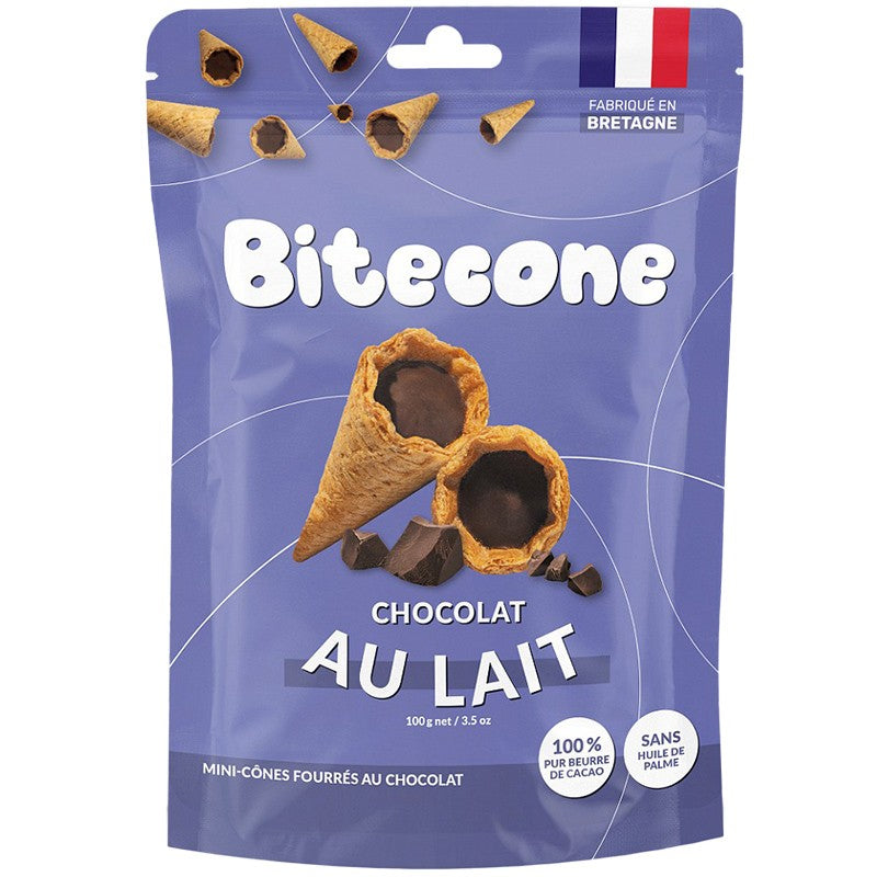 Мини Вафлени Фунийки Bitecone с Млечен Шоколад