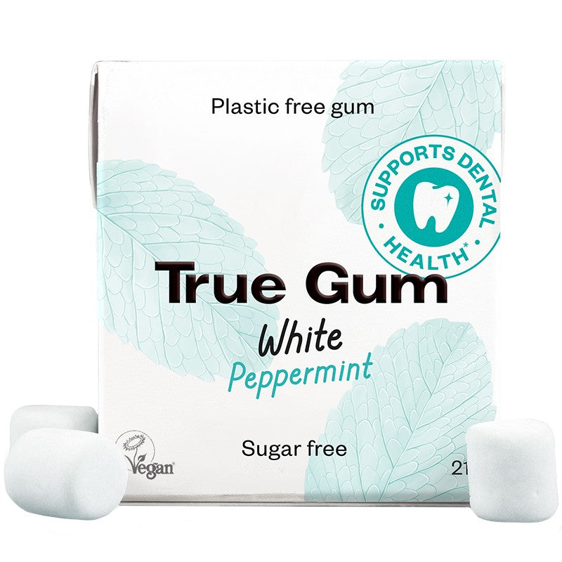 Дъвки True Gum с Бяла Мента без Добавена Захар