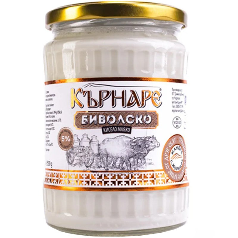 Български продуктКисело Мляко Биволско Пълномаслено от Ферма Кърнаре