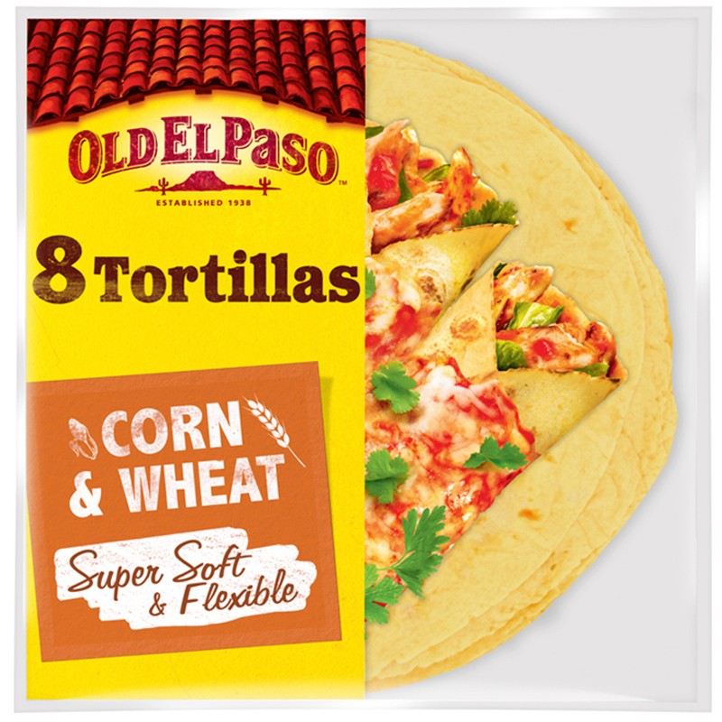 Тортили Old El Paso Царевични 8бр