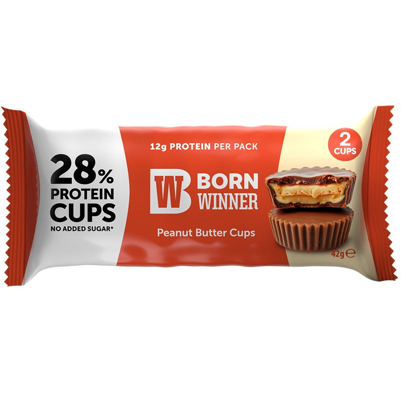 Протеинови Чашки Born Winner с Фъстъчен Крем без Добавена Захар