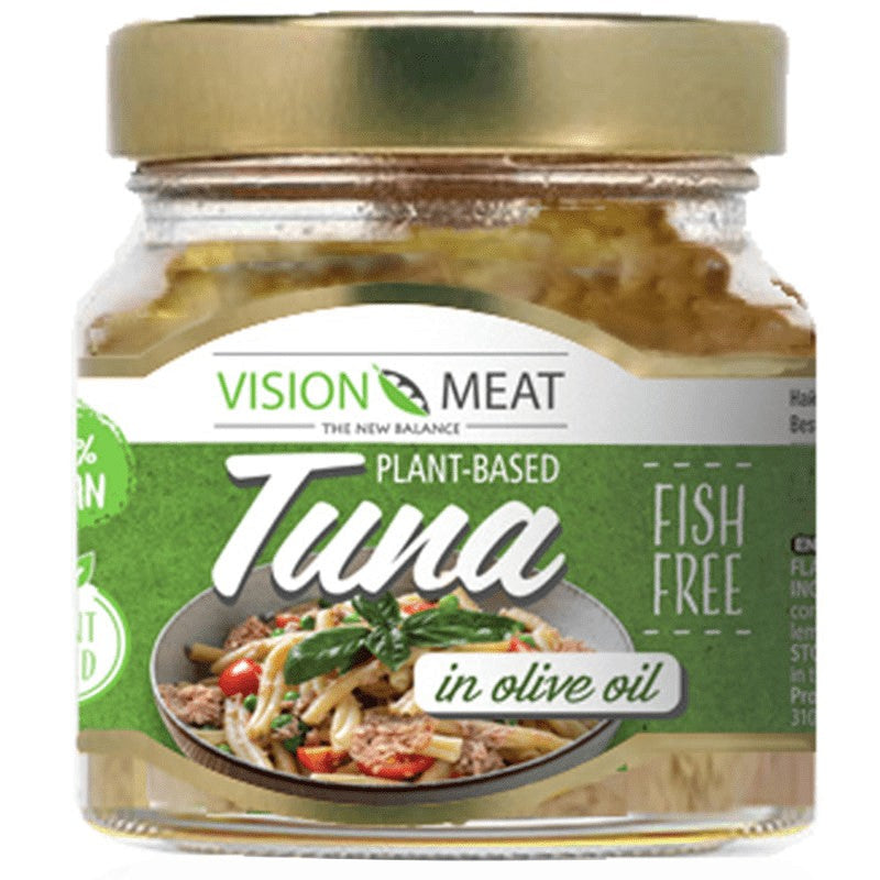 Български продуктВеган Риба Тон Vision Meat в Маслиново Масло на Растителна Основа