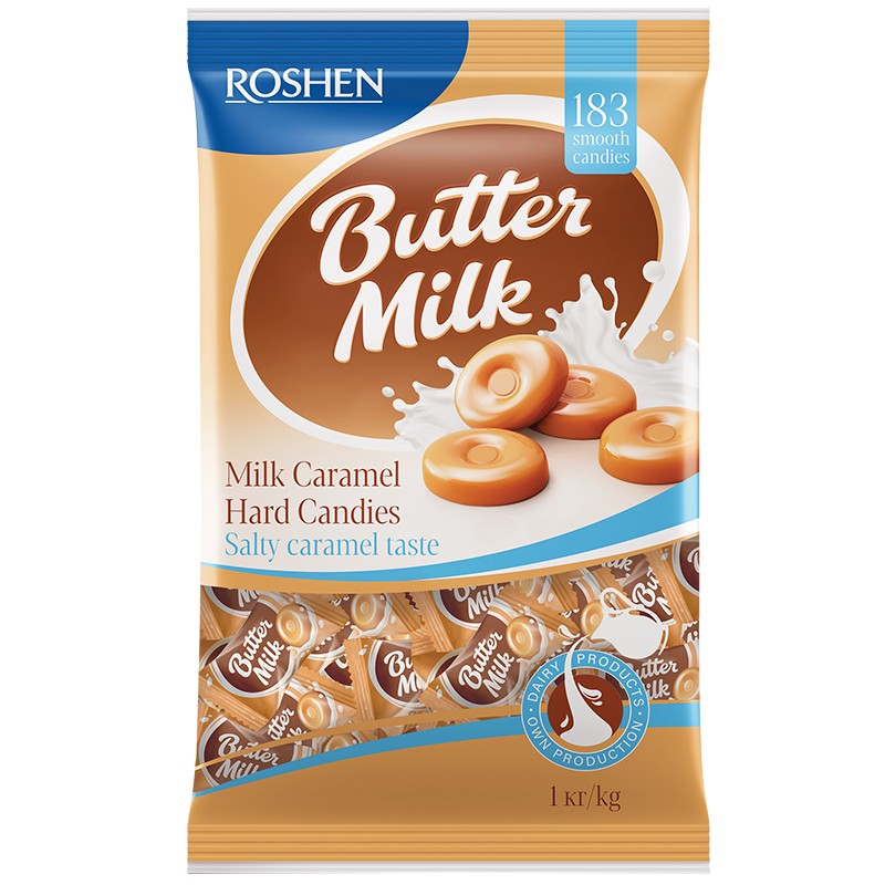 Карамелени Бонбони Roshen Butter Milk