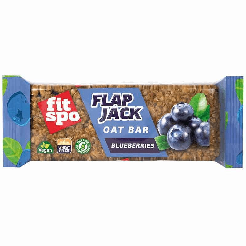Български продуктОвесен Бар FitSpo Flap Jack Боровинки