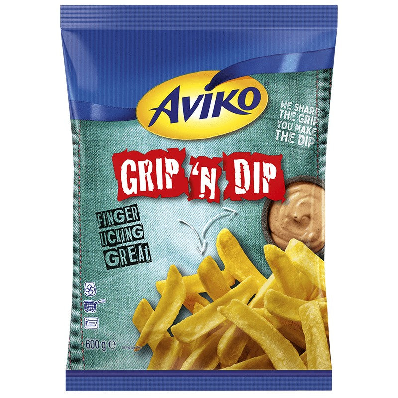 Картофи Aviko Grip'N Dip Бланширани Замразени