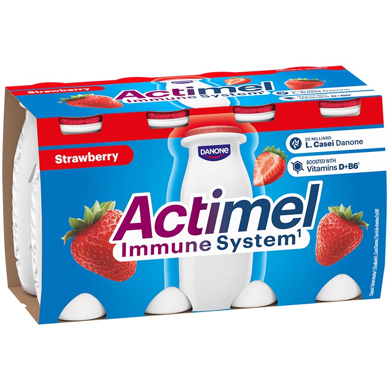 Млечна Напитка Actimel Ягода