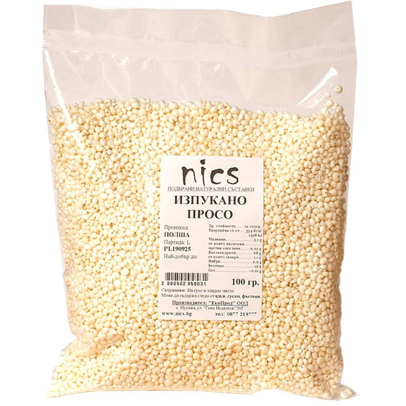 Изпукано Просо Nics