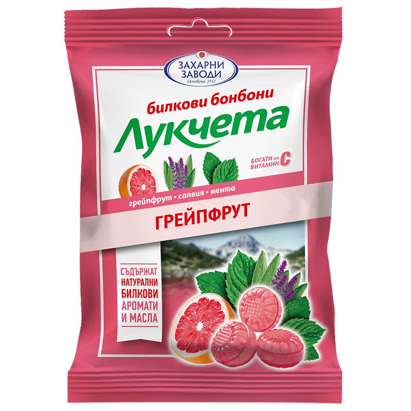 Български продуктБонбони Лукчета Грейпфрут