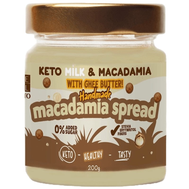 Български продуктКето Крем Real Keto с Макадамия 25% и Масло ГХИ без Добавена Захар