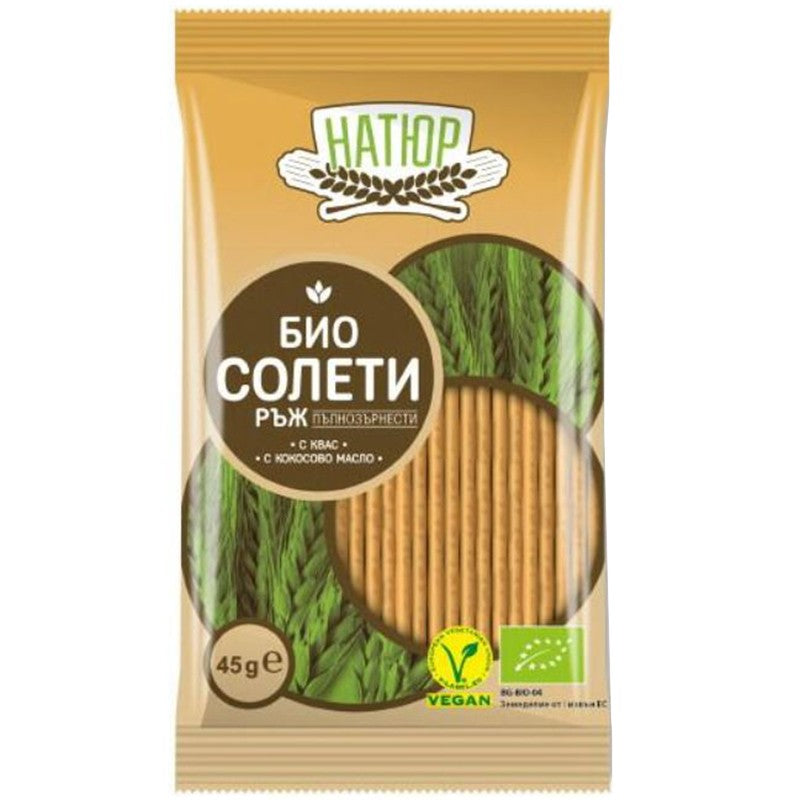 Български продуктБио Солети Натюр Пълнозърнести от Ръж