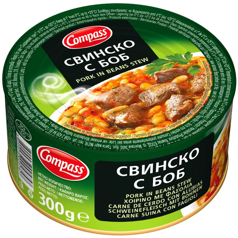 Български продуктСвинско с Боб Compass