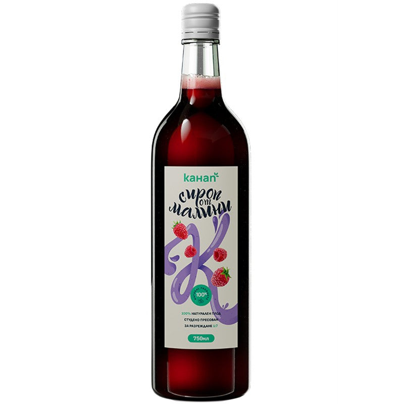 Български продуктСироп Канап от Малини
