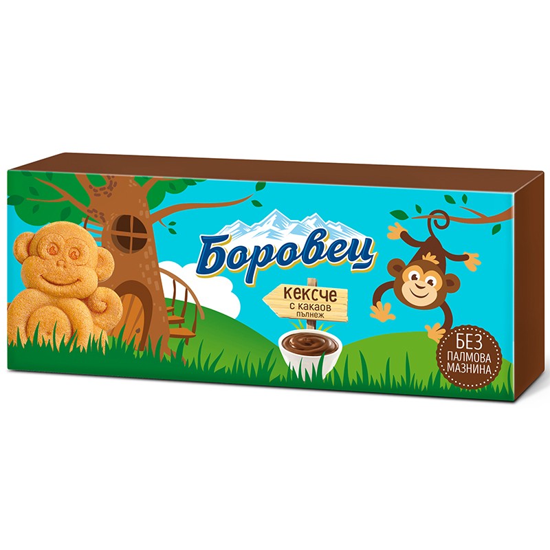 Кексче Боровец с Какаов Пълнеж