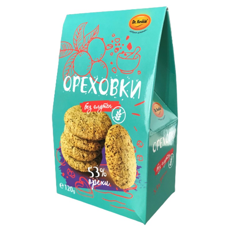 Български продуктОреховки Dr.Keskin Мини Без Глутен