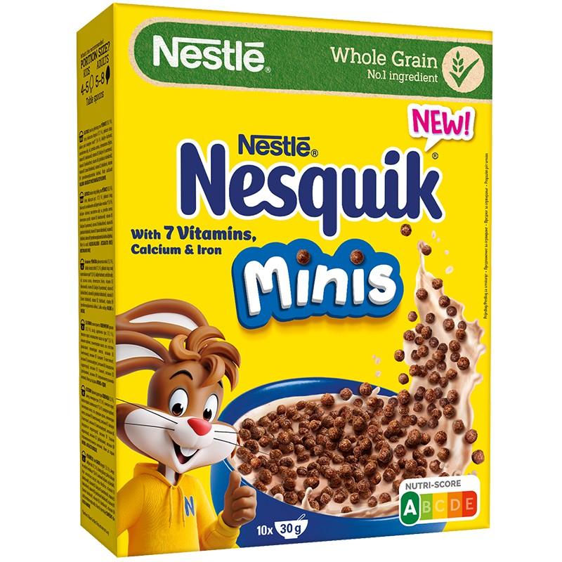 Зърнена Закуска Какаови Tопчета Nesquik Minis