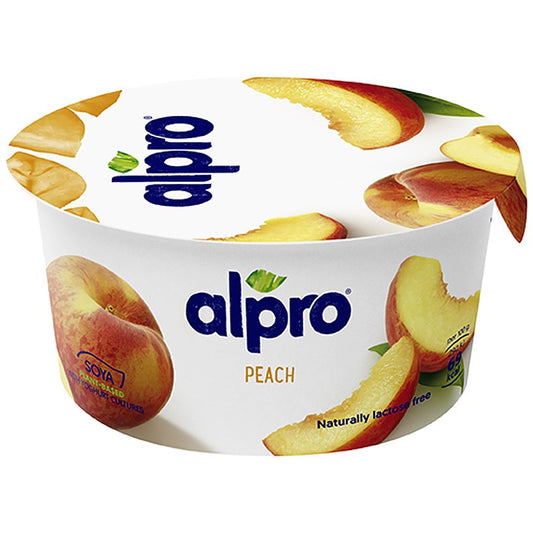 Заквасен Соев Продукт Alpro с Праскови Без Глутен