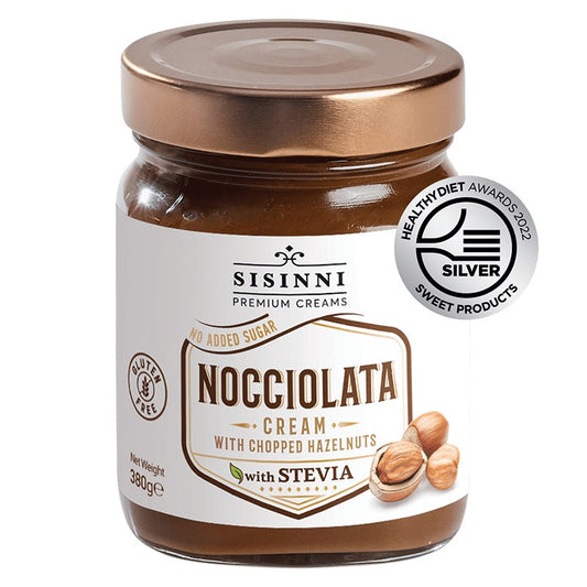 Лешников Крем Sisinni Nocciolata с Парченца Лешници 20% и Стевия