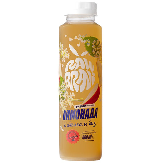 Български продуктЛимонада Raw Brani с Ябълка, Бъз и Сироп от Агаве
