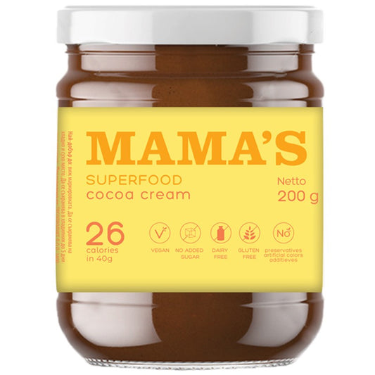 Крем с Тиква и Какао Mama's без Добавена Захар и Глутен Веган
