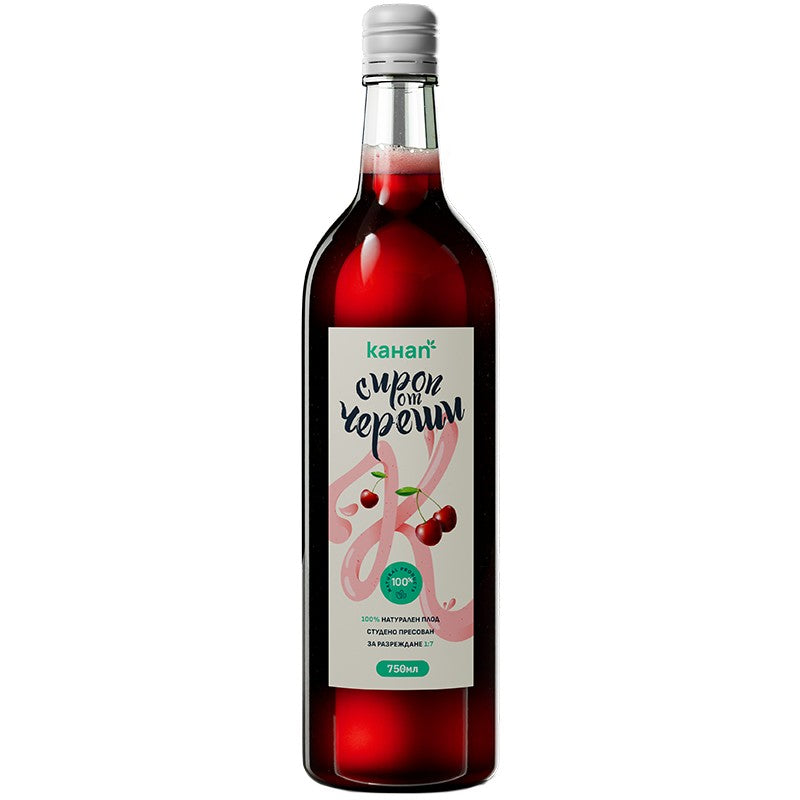 Български продуктСироп Канап от Череши