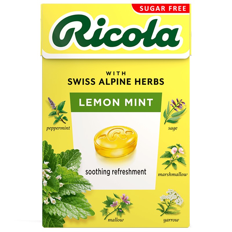 Билкови Бонбони Ricola Лимонена Мента без Добавена Захар