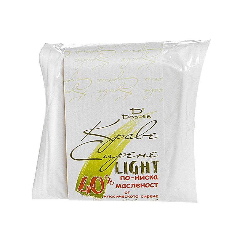 Български продуктСирене Краве Нискомаслено Light от Фермата на Добрев