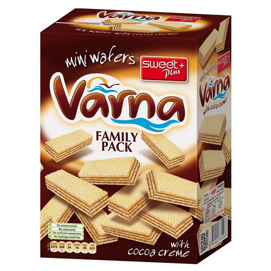 Български продуктВафли Варна Sweet Plus Мини с Какаов Крем