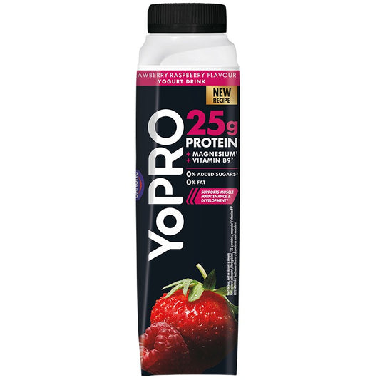 Протеинова Млечнокисела Напитка Danone YoPro Ягода и Малина