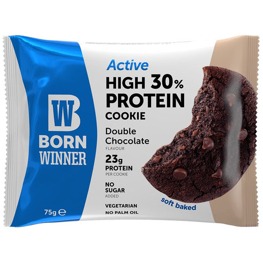 Протеинова Бисквитка Born Winner Active Двоен Шоколад без Добавена Захар