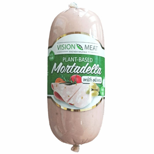 Български продуктВеган Мортадела Vision Meat на Соева Основа